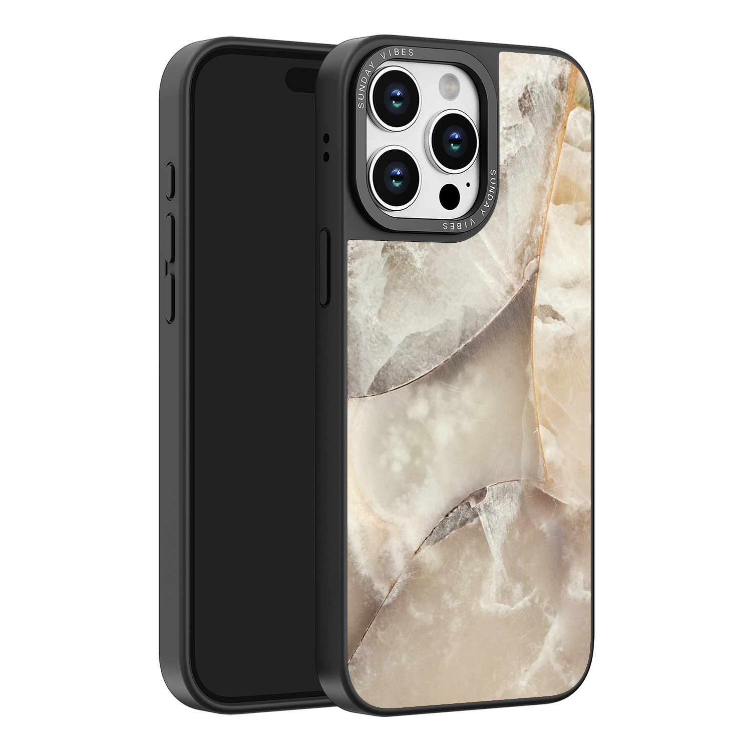 Alabaster Whirl iPhone Case