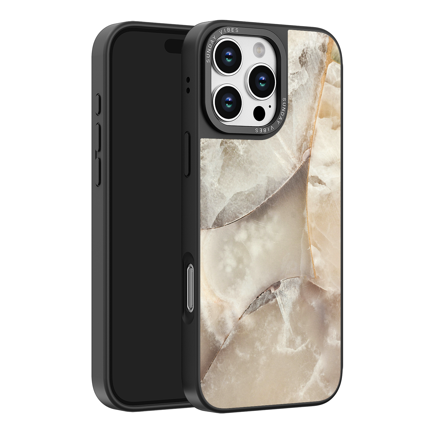 Alabaster Whirl iPhone Case