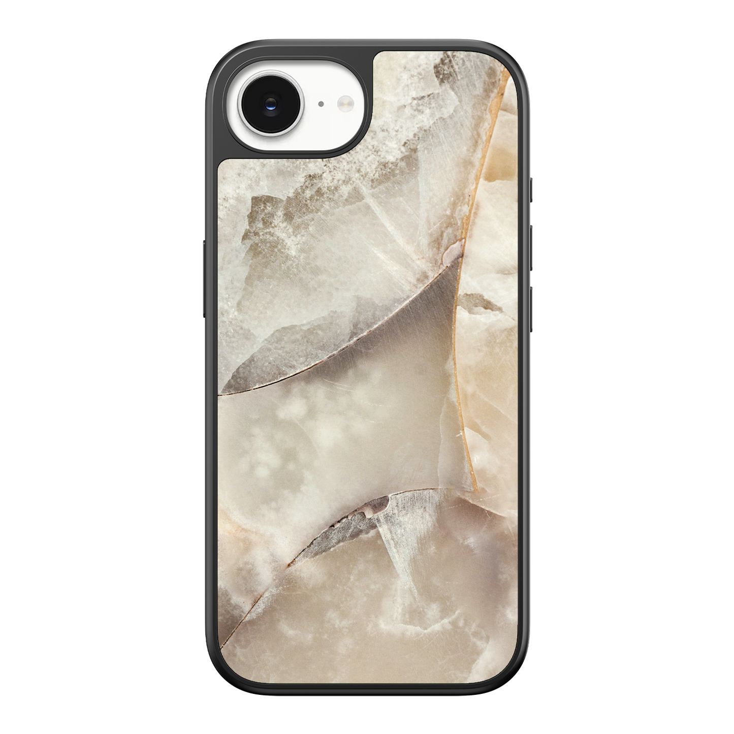 Alabaster Whirl iPhone Case