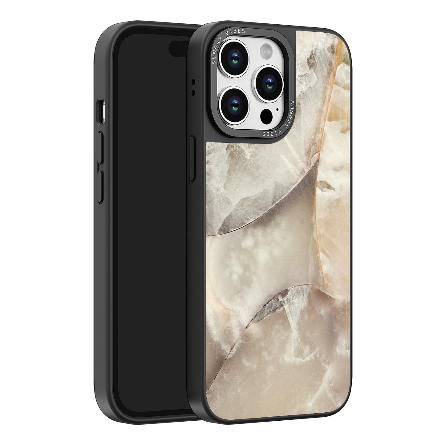 Alabaster Whirl iPhone Case