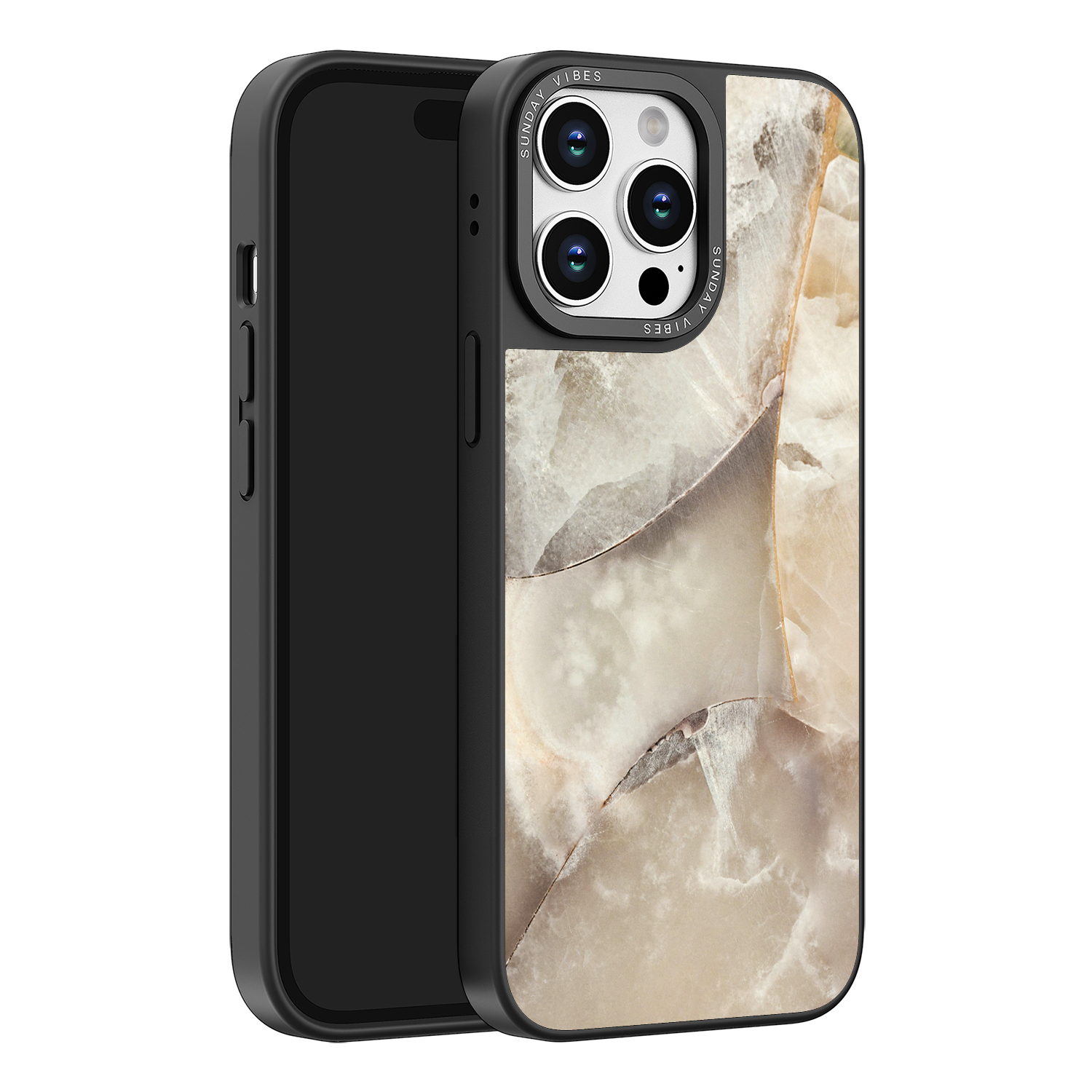 Alabaster Whirl iPhone Case