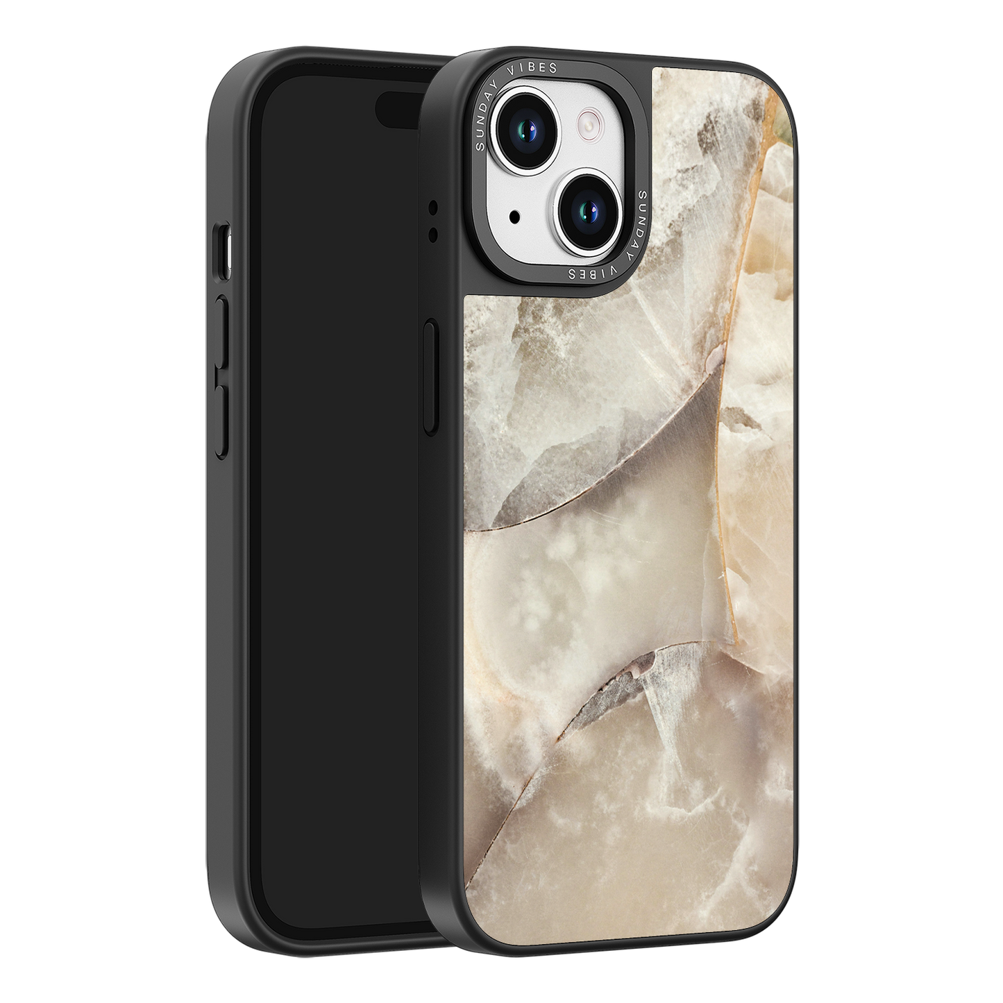 Alabaster Whirl iPhone Case