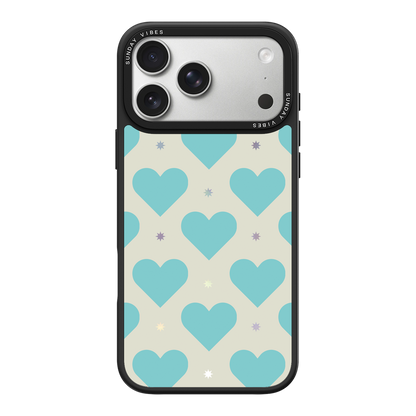 Heart Grid iPhone Case