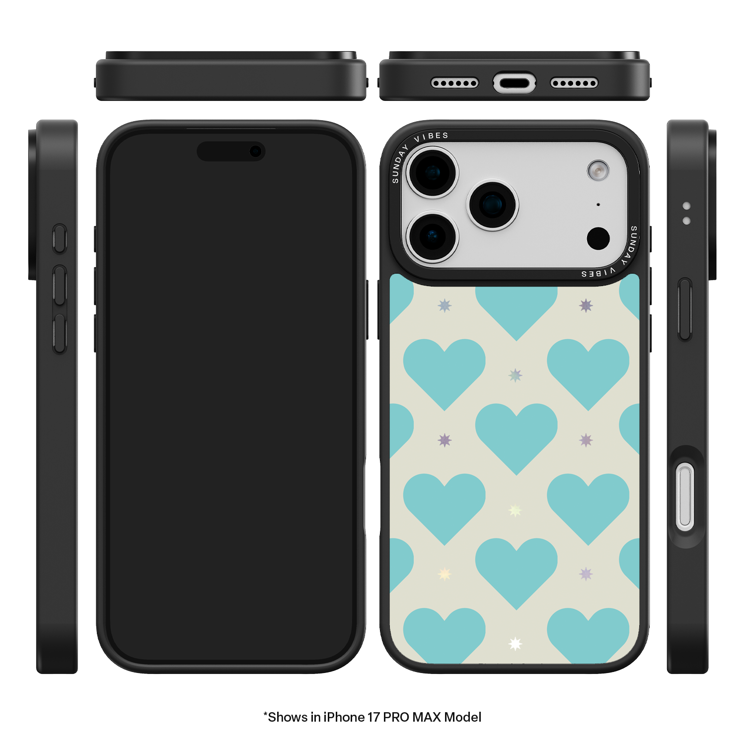 Heart Grid iPhone Case