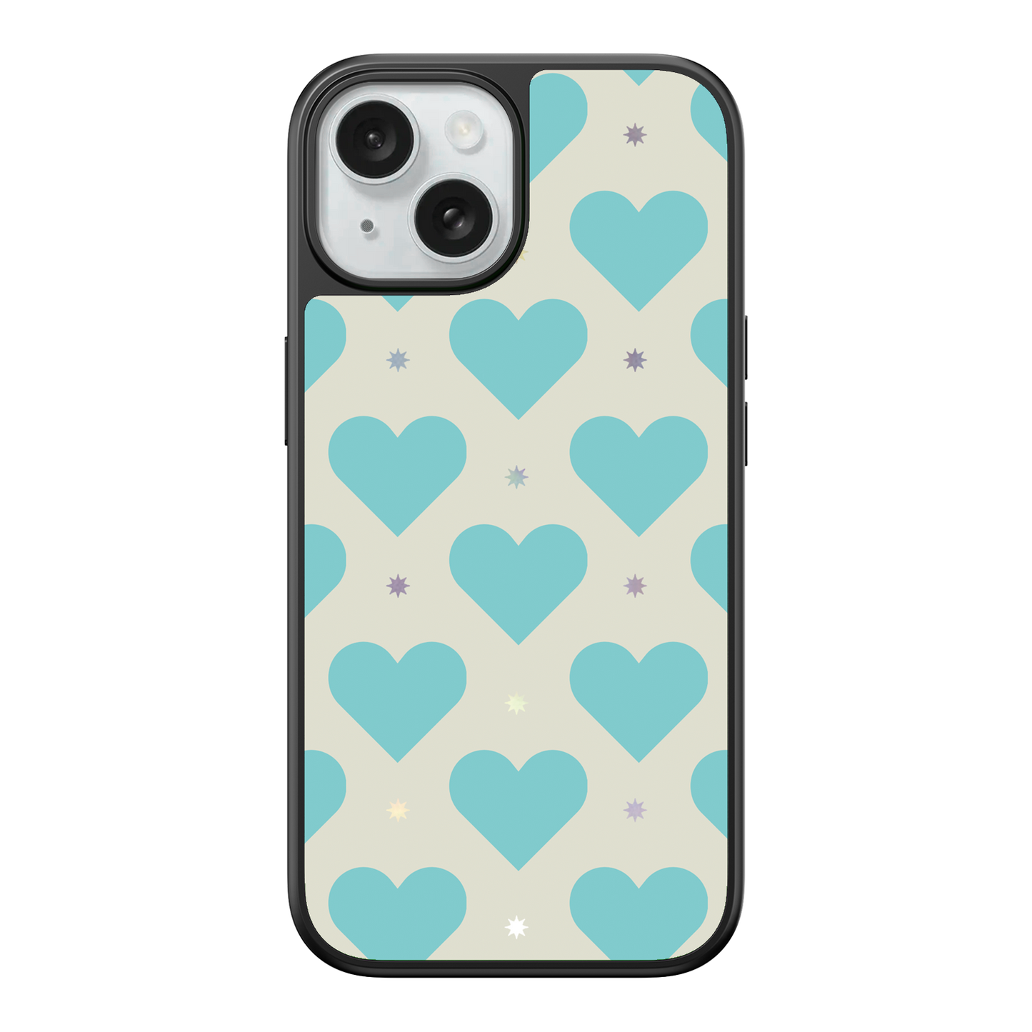 Heart Grid iPhone Case