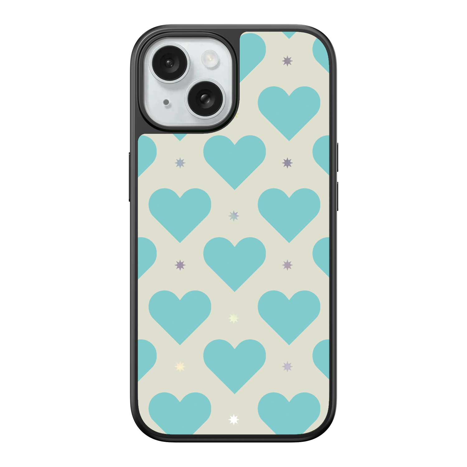 Heart Grid iPhone Case
