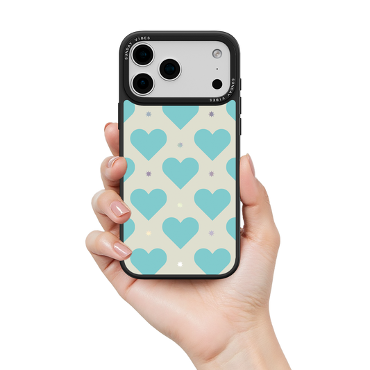 Heart Grid iPhone Case
