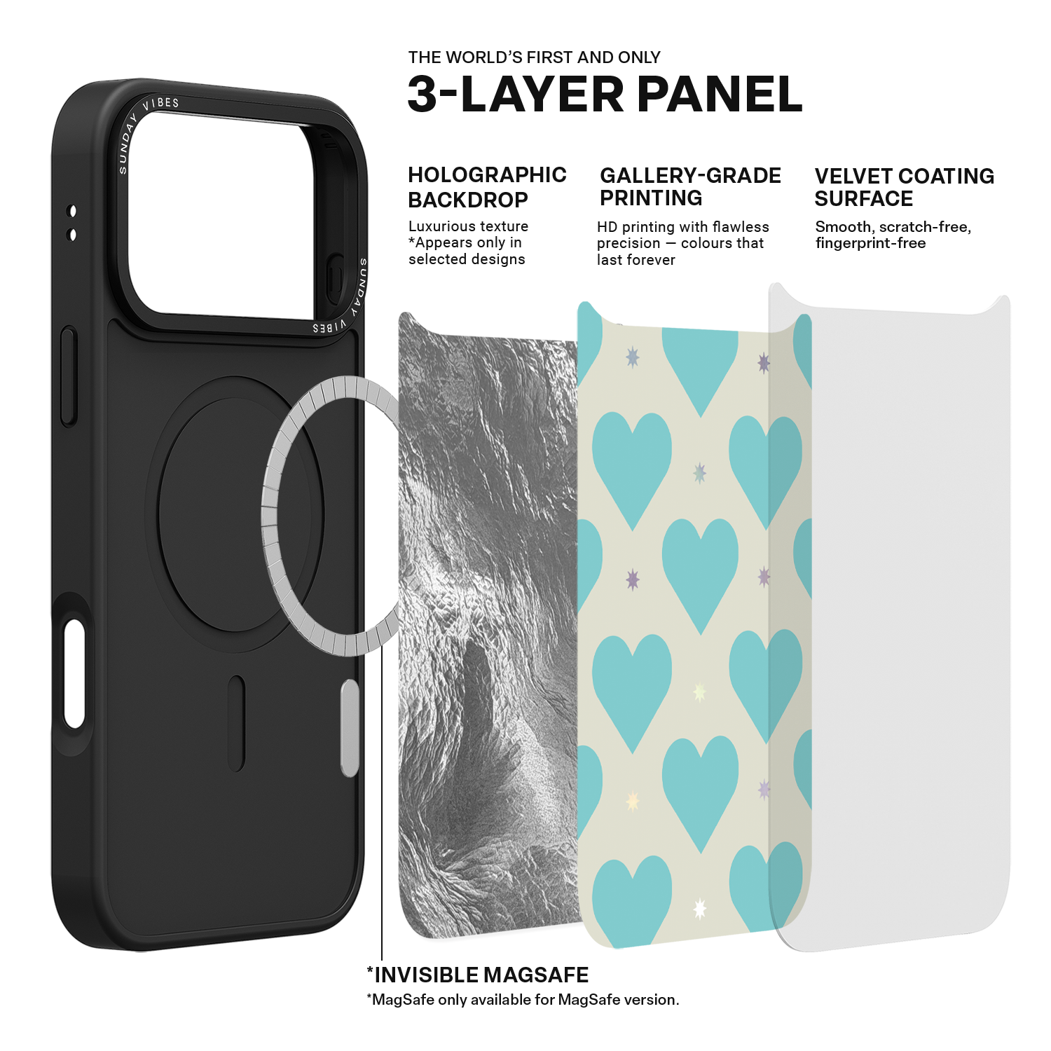 Heart Grid iPhone Case