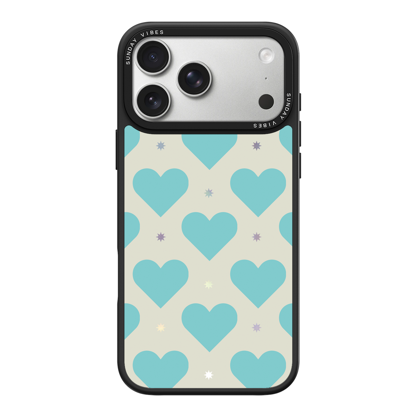 Heart Grid iPhone Case