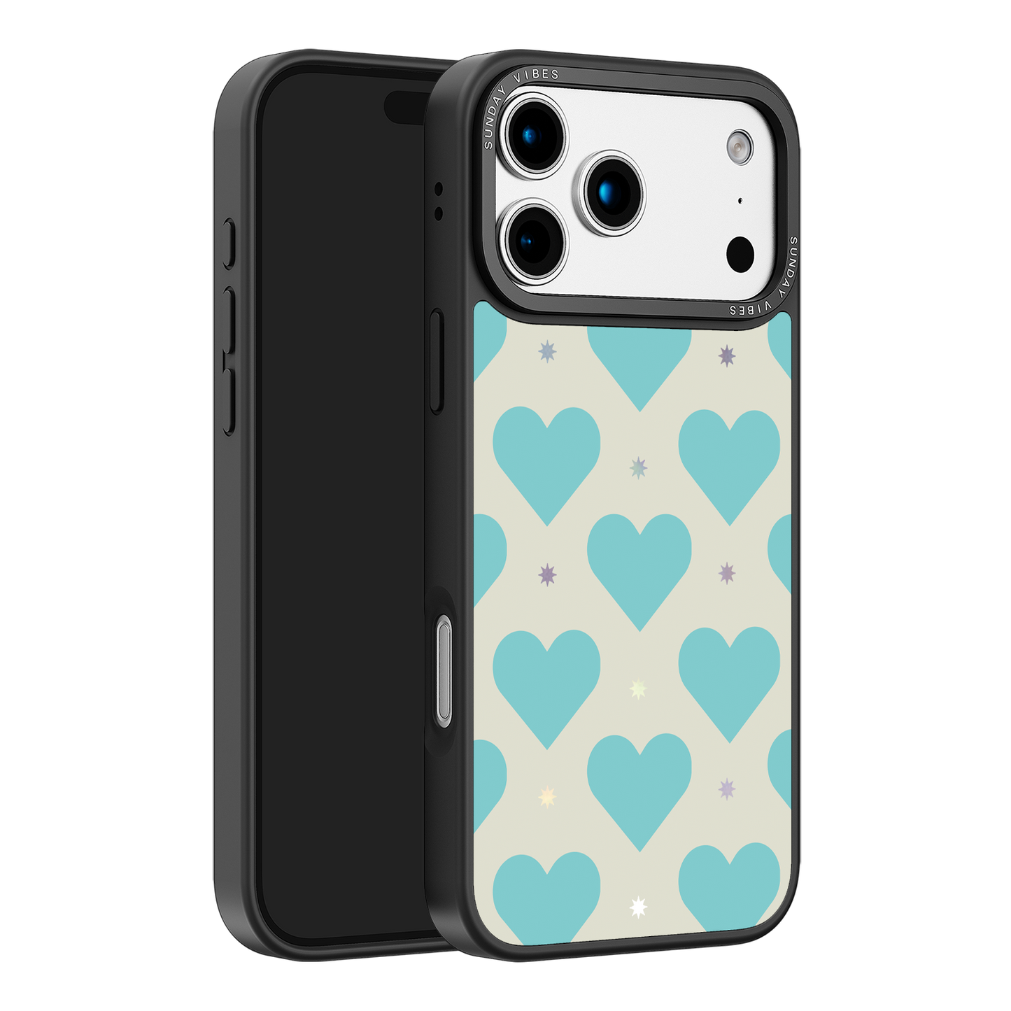 Heart Grid iPhone Case