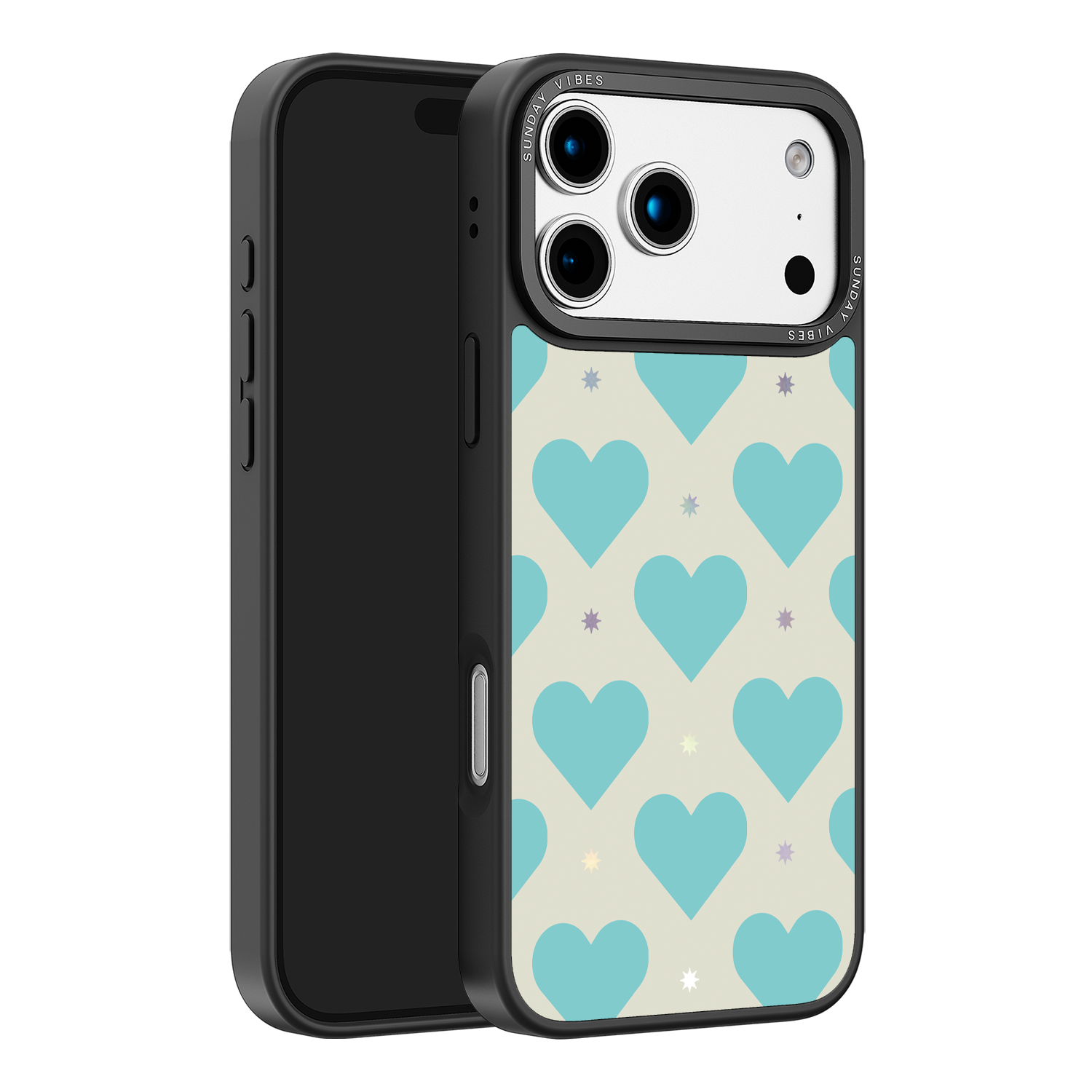 Heart Grid iPhone Case
