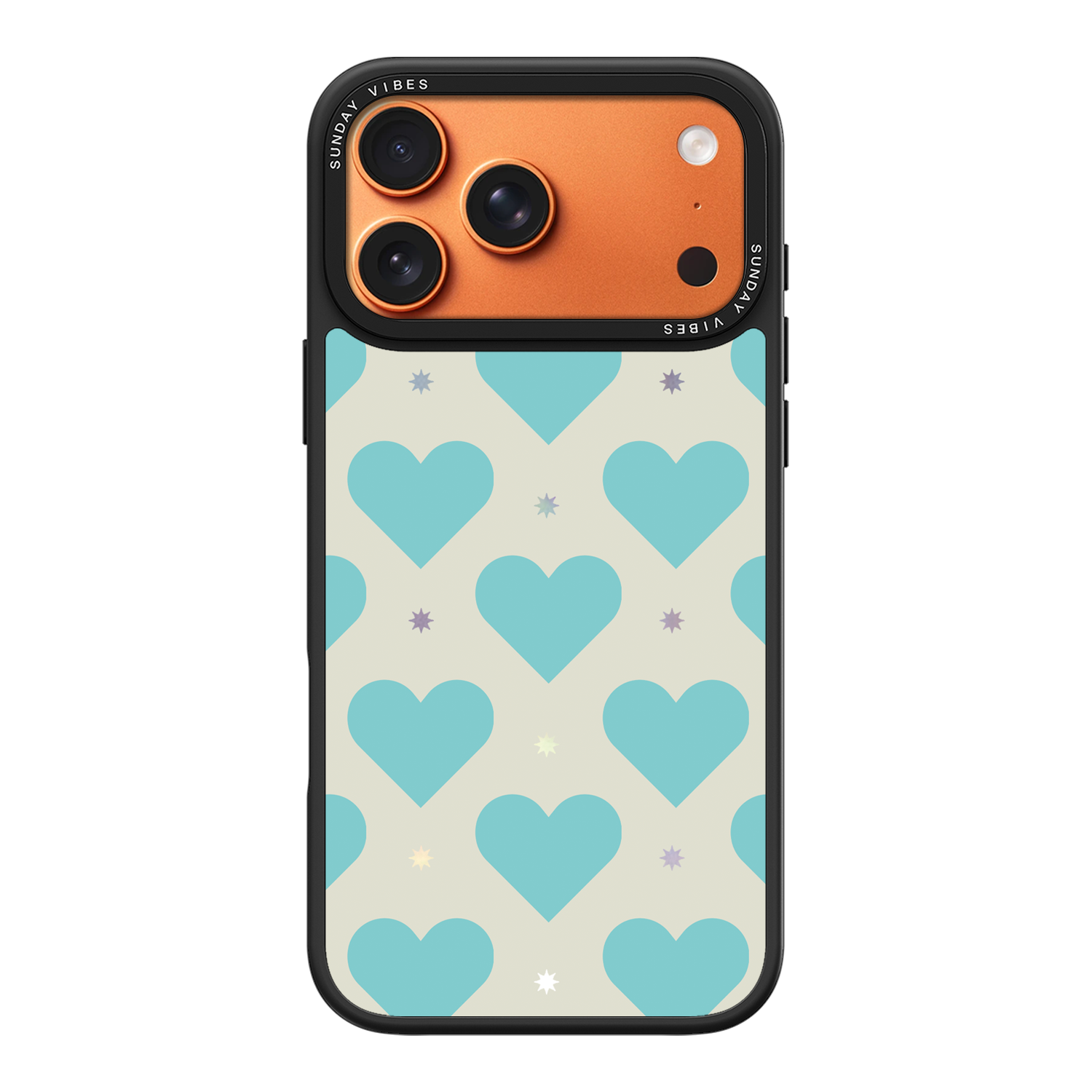 Heart Grid iPhone Case