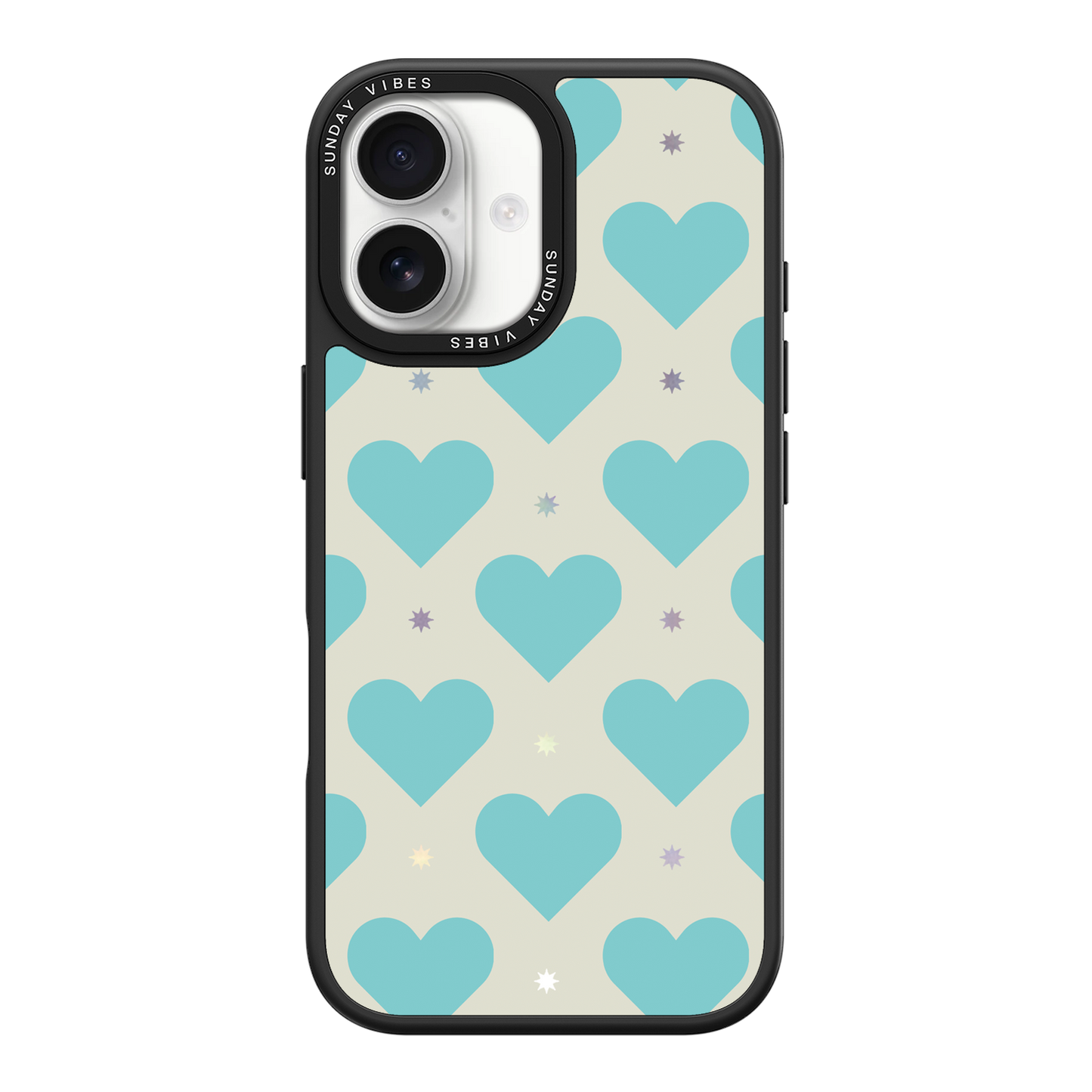 Heart Grid iPhone Case