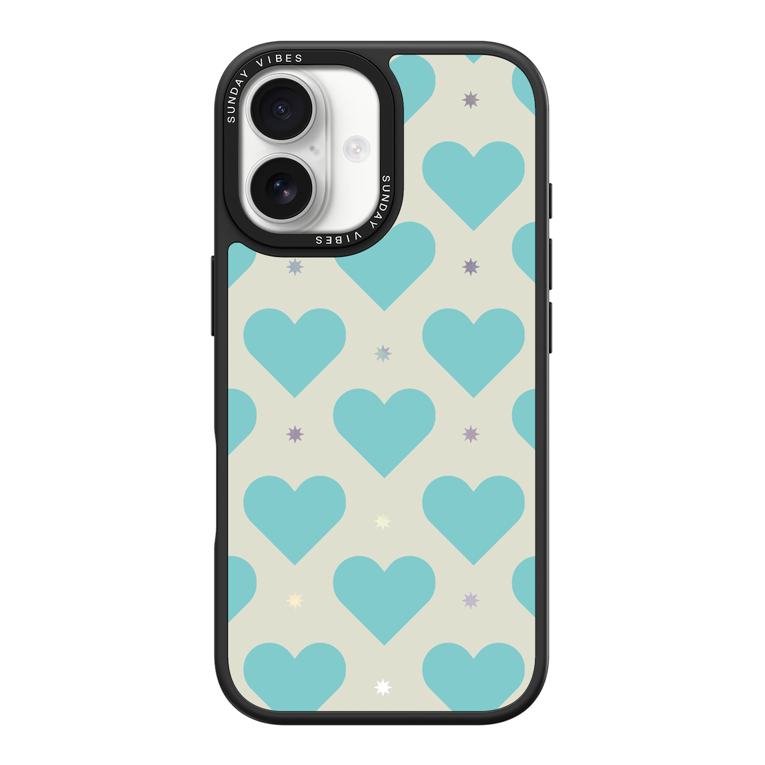 Heart Grid iPhone Case
