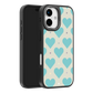 Heart Grid iPhone Case