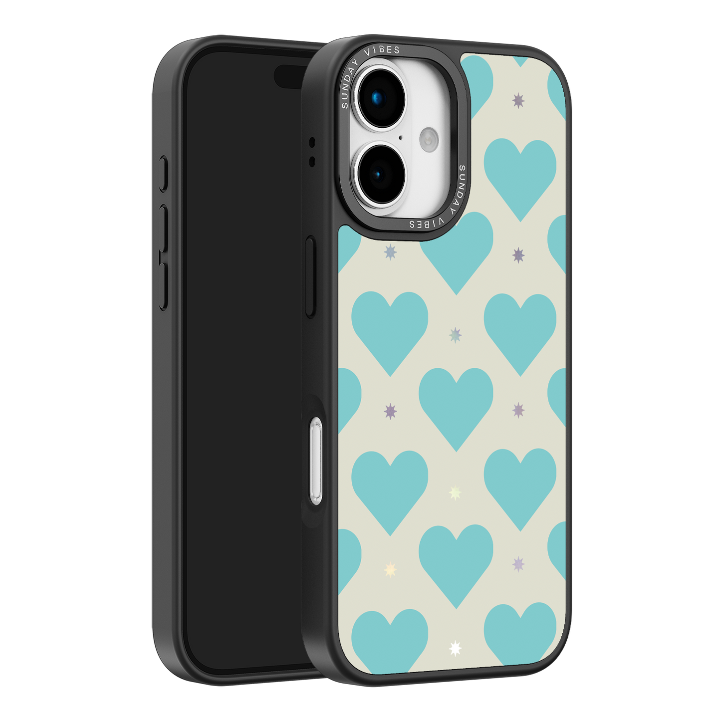 Heart Grid iPhone Case