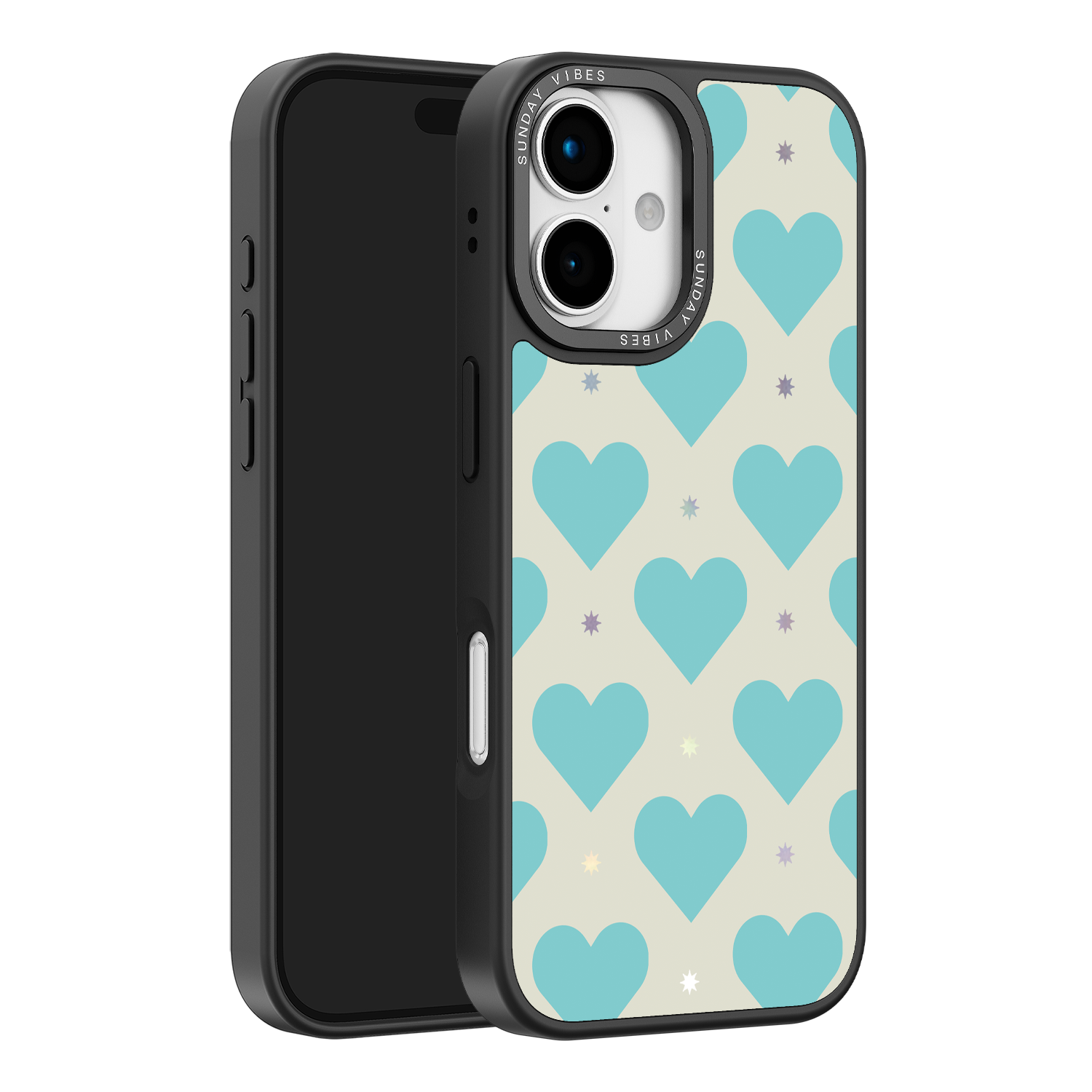 Heart Grid iPhone Case