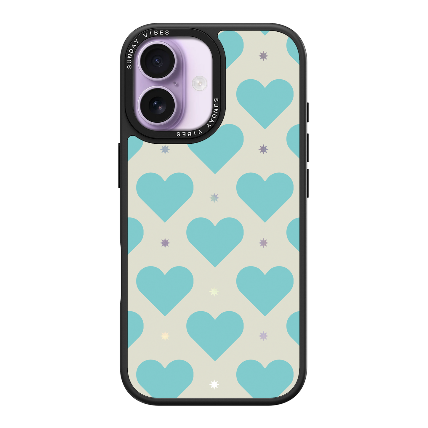 Heart Grid iPhone Case