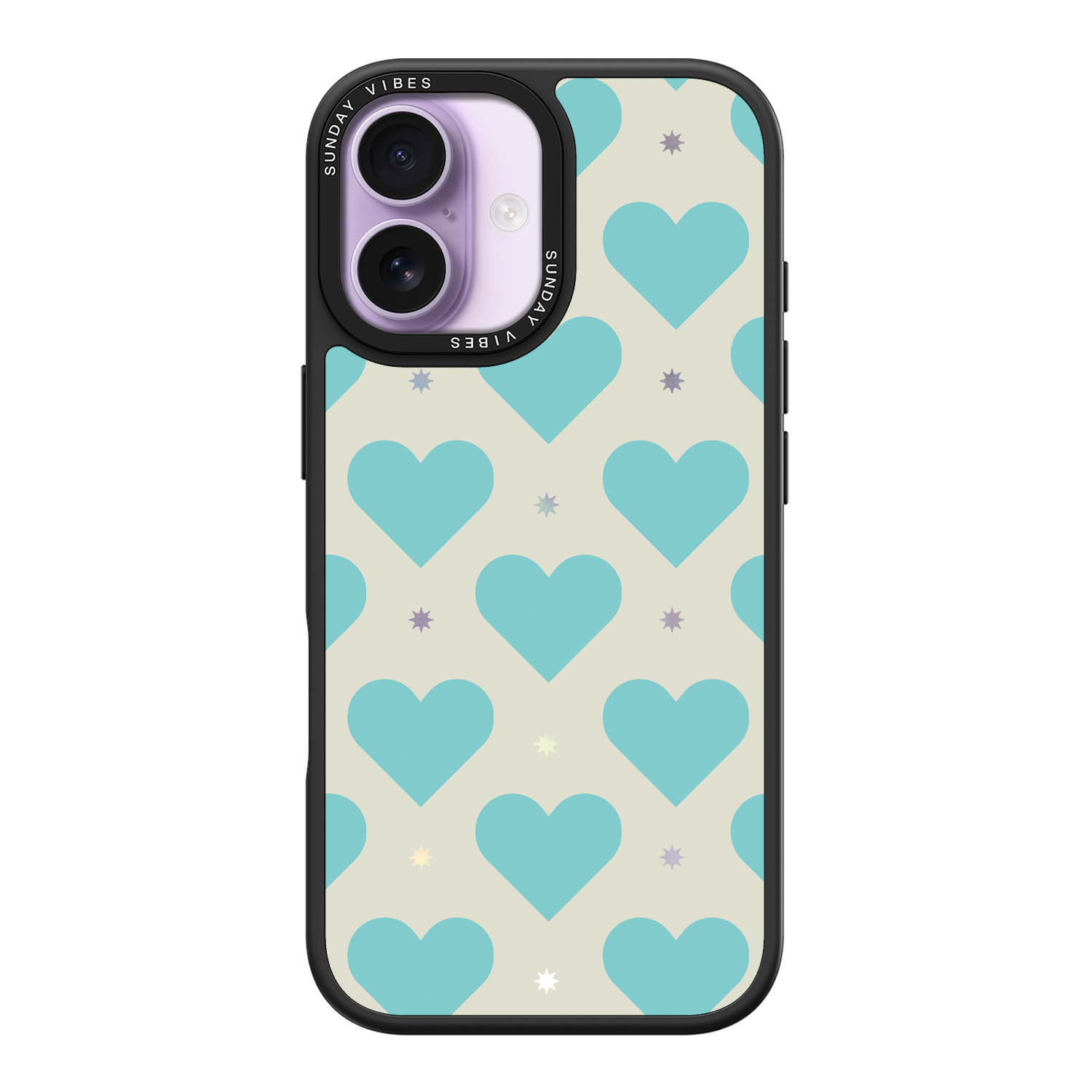 Heart Grid iPhone Case