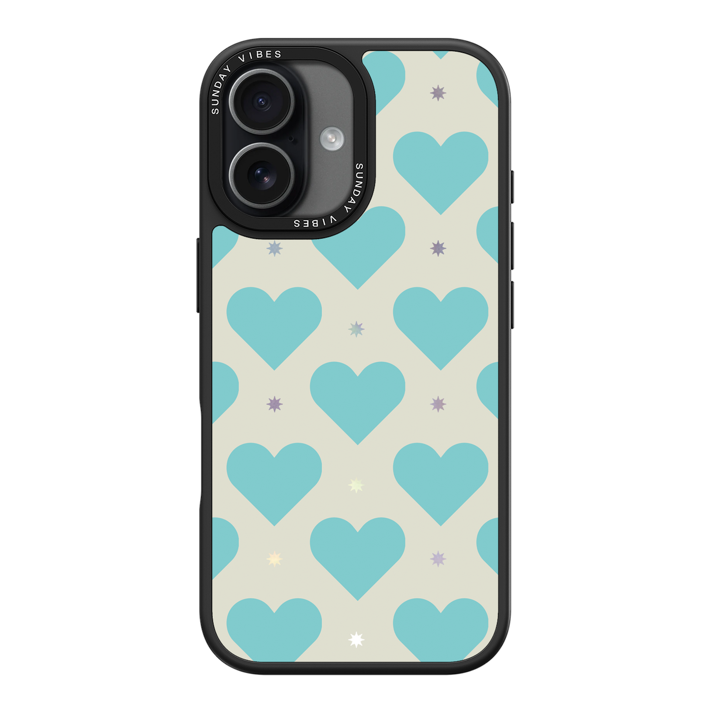 Heart Grid iPhone Case