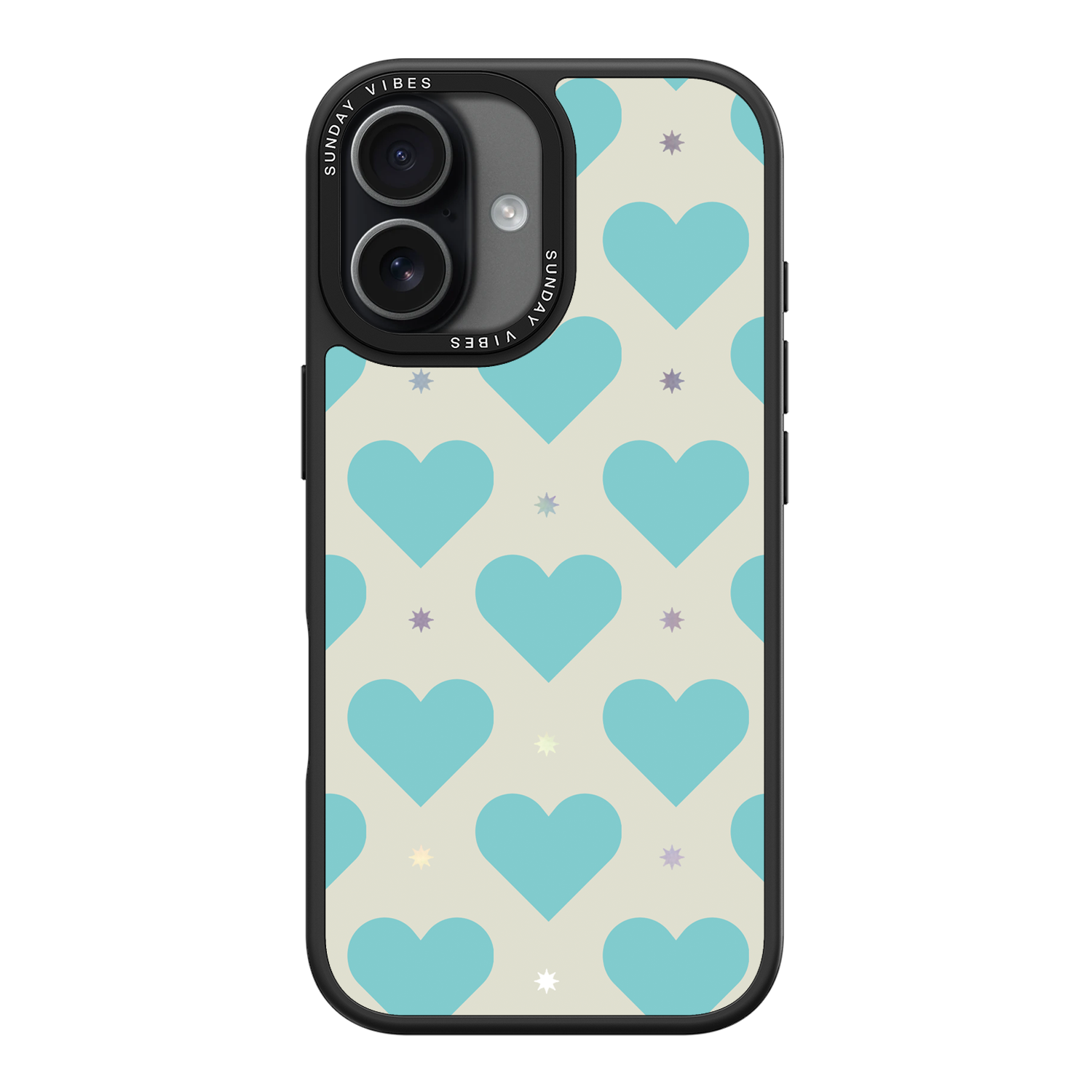 Heart Grid iPhone Case