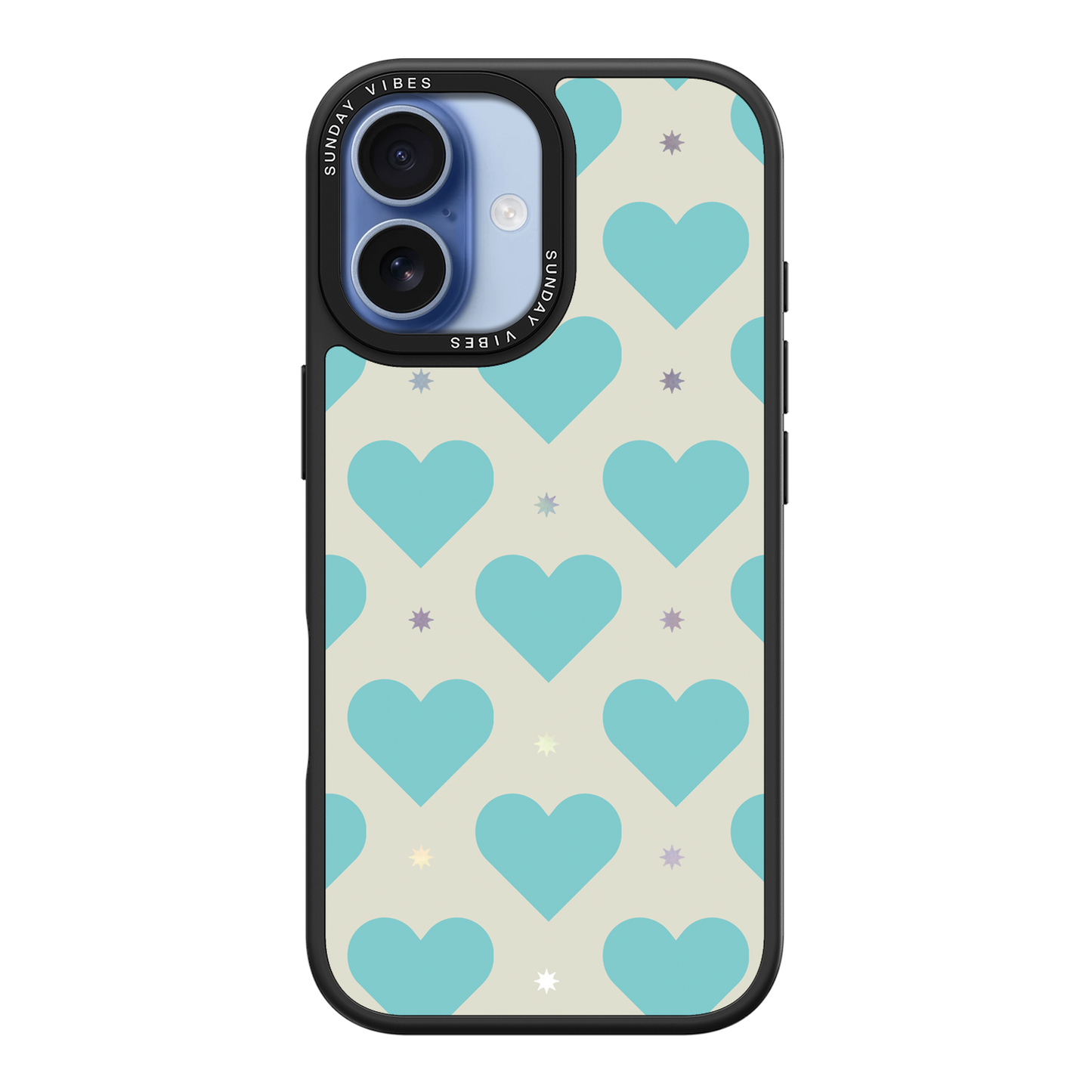 Heart Grid iPhone Case