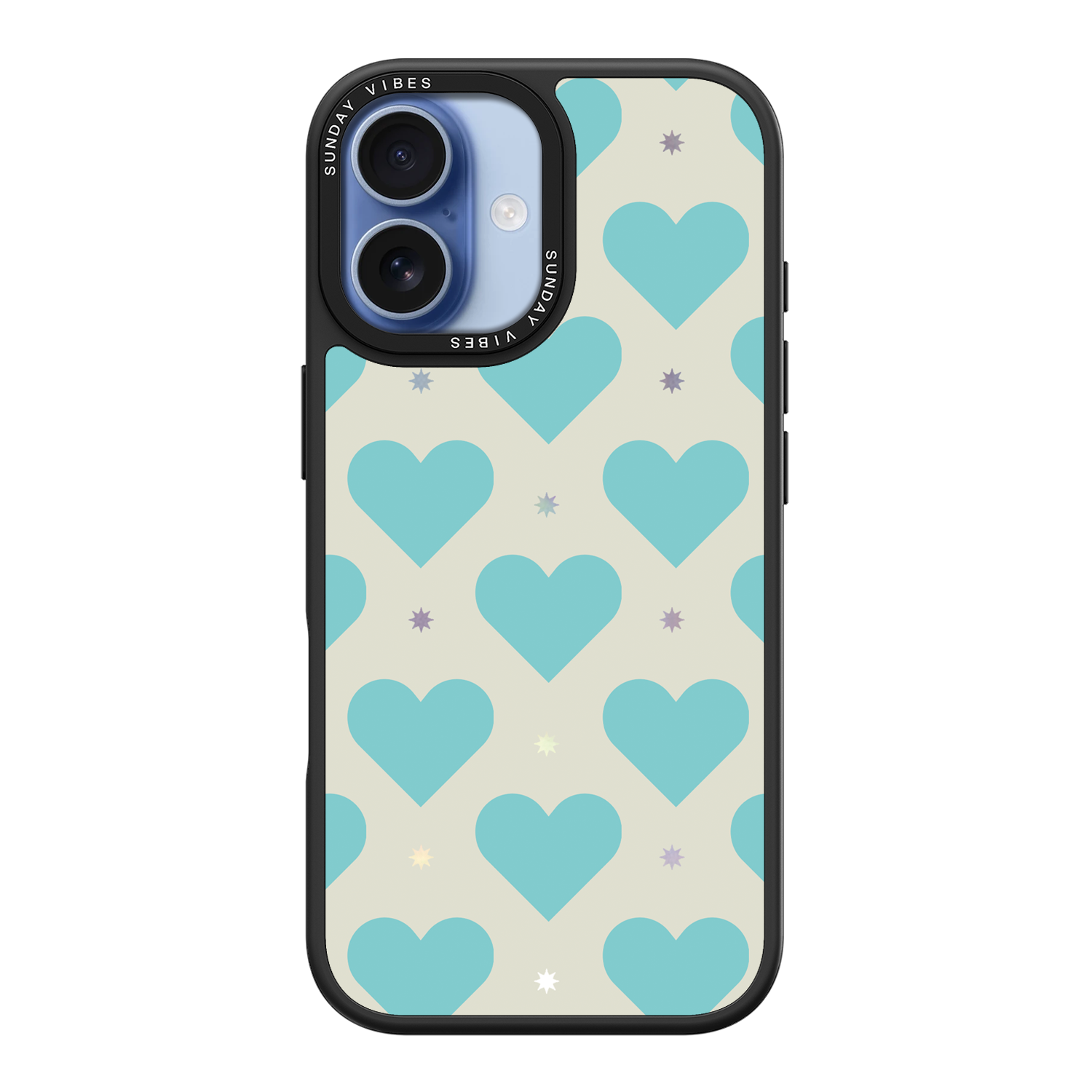 Heart Grid iPhone Case