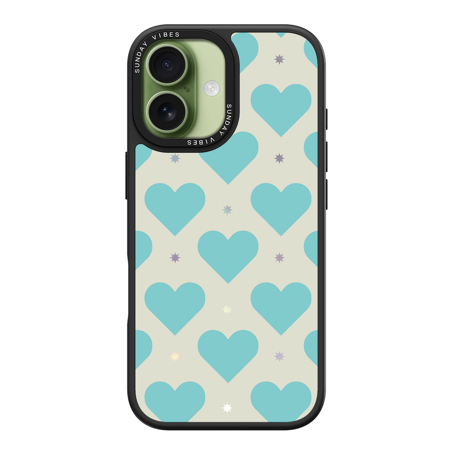 Heart Grid iPhone Case