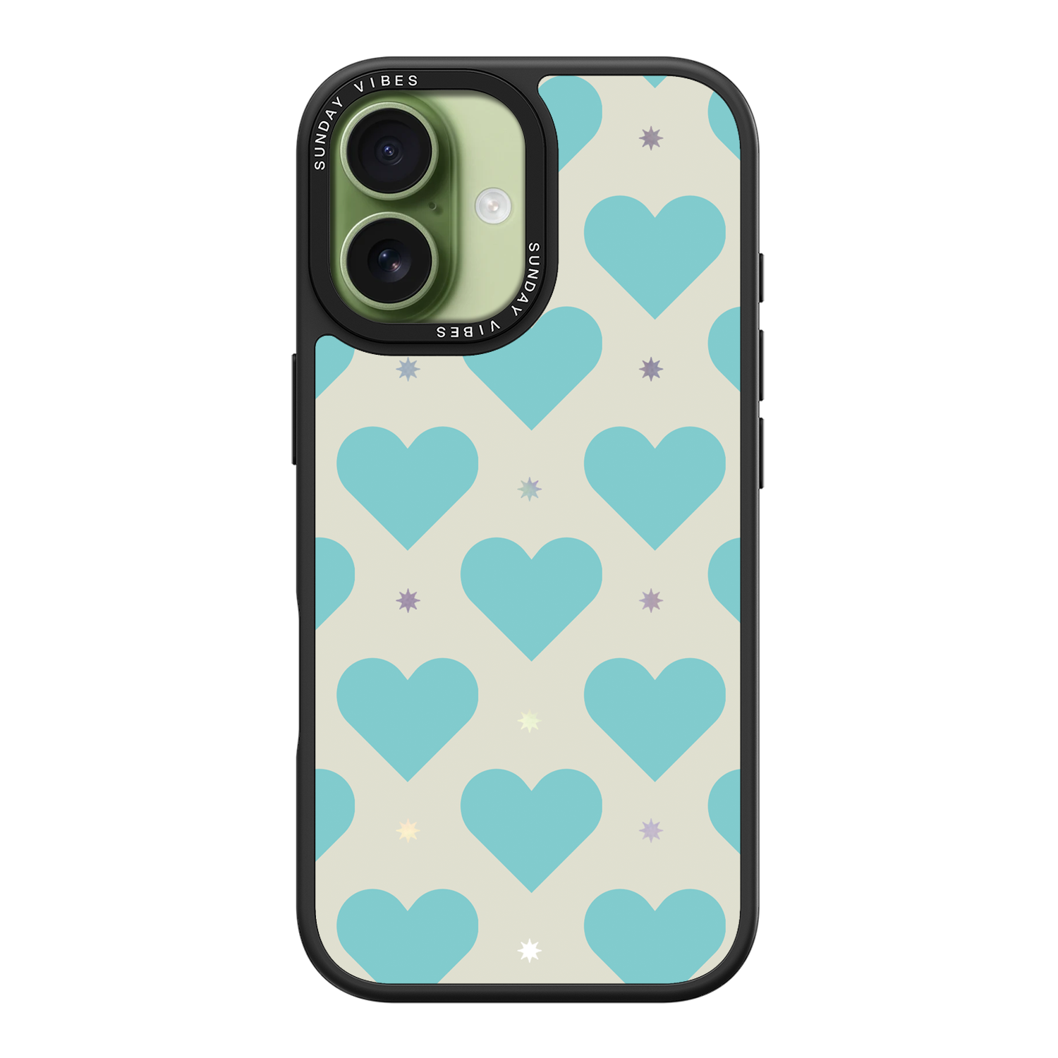 Heart Grid iPhone Case