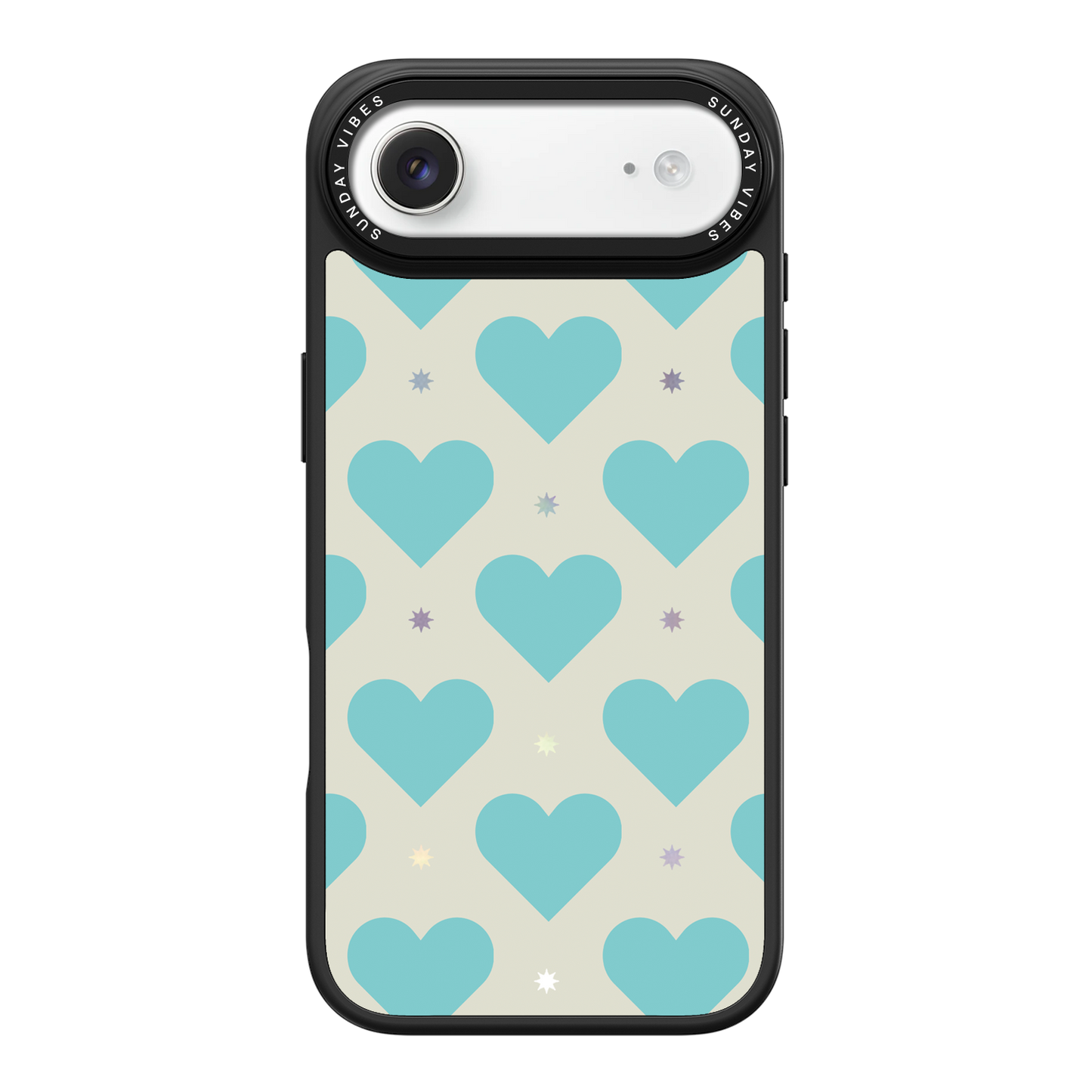 Heart Grid iPhone Case