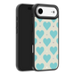 Heart Grid iPhone Case