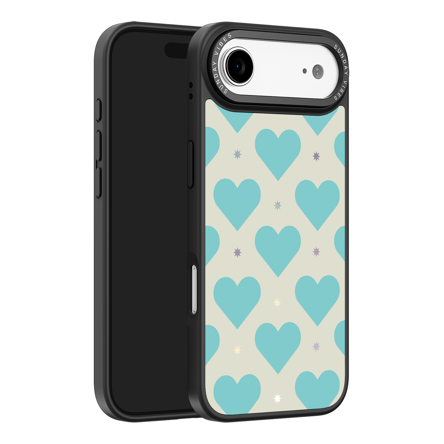 Heart Grid iPhone Case