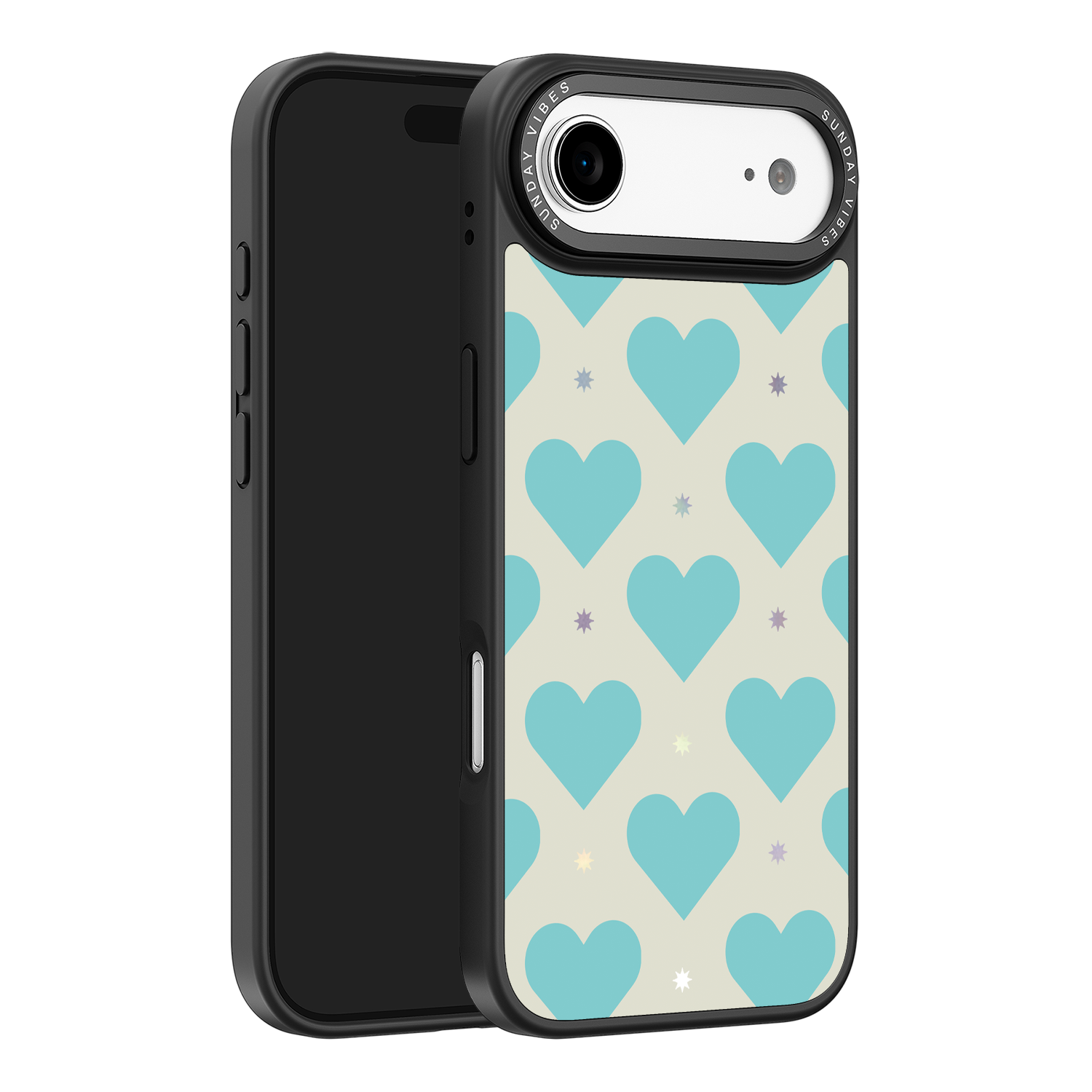 Heart Grid iPhone Case