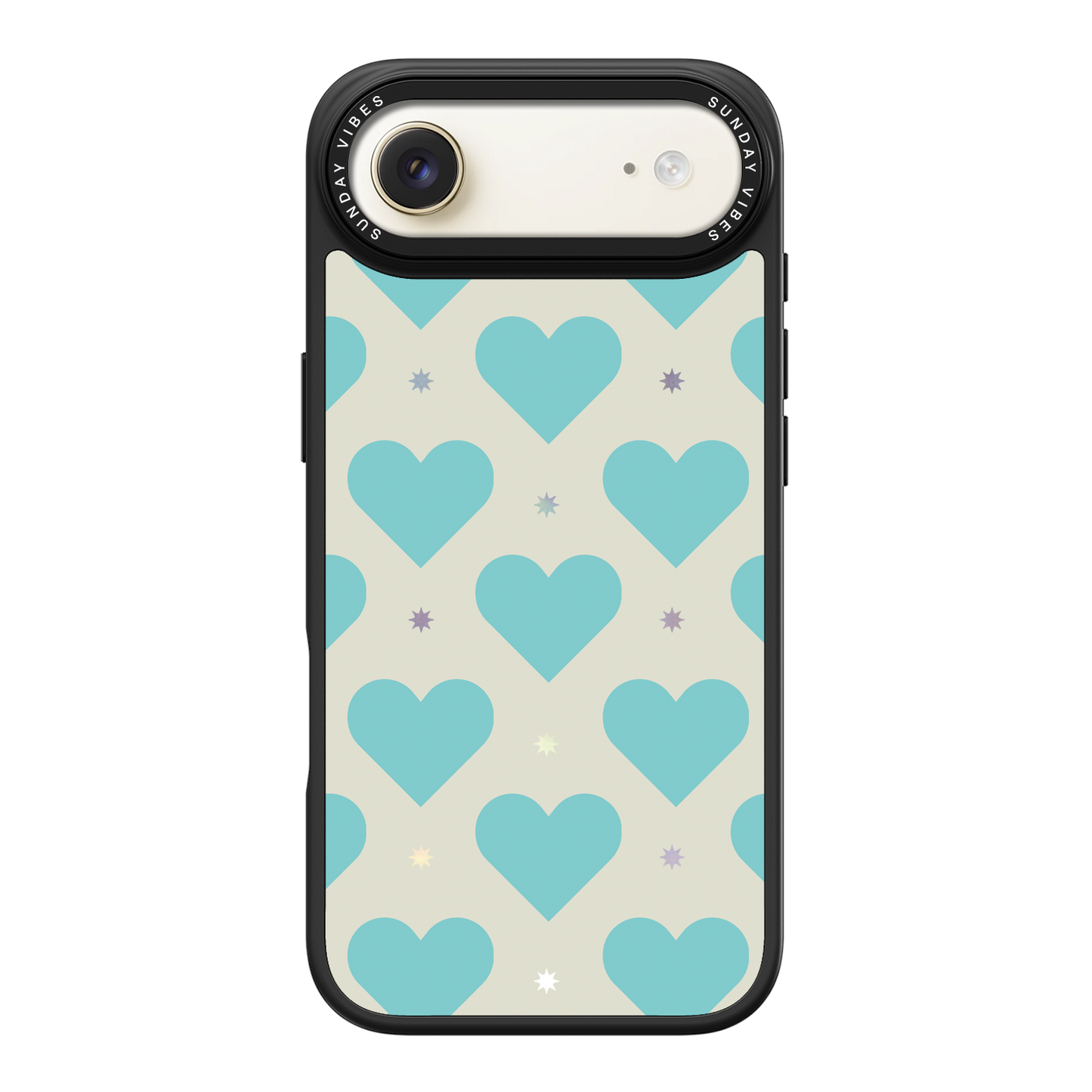 Heart Grid iPhone Case