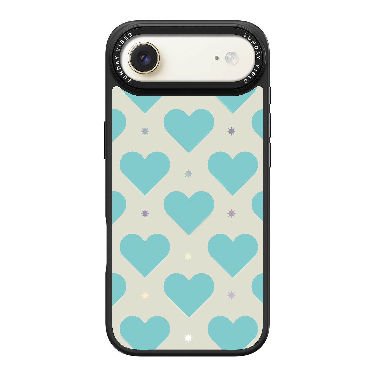 Heart Grid iPhone Case