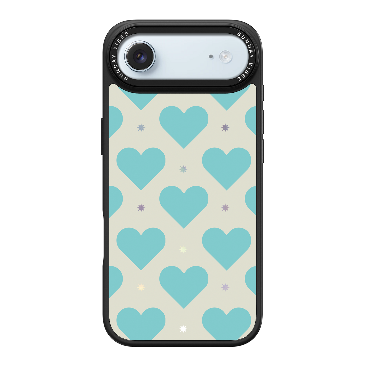 Heart Grid iPhone Case