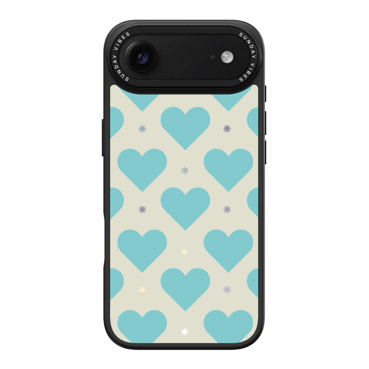 Heart Grid iPhone Case