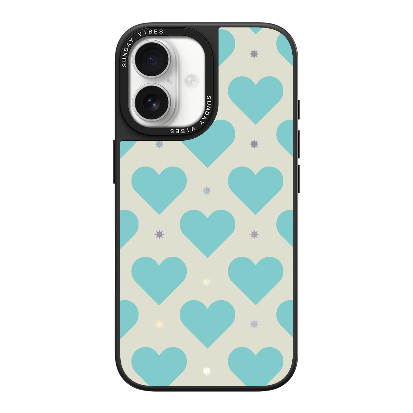 Heart Grid iPhone Case