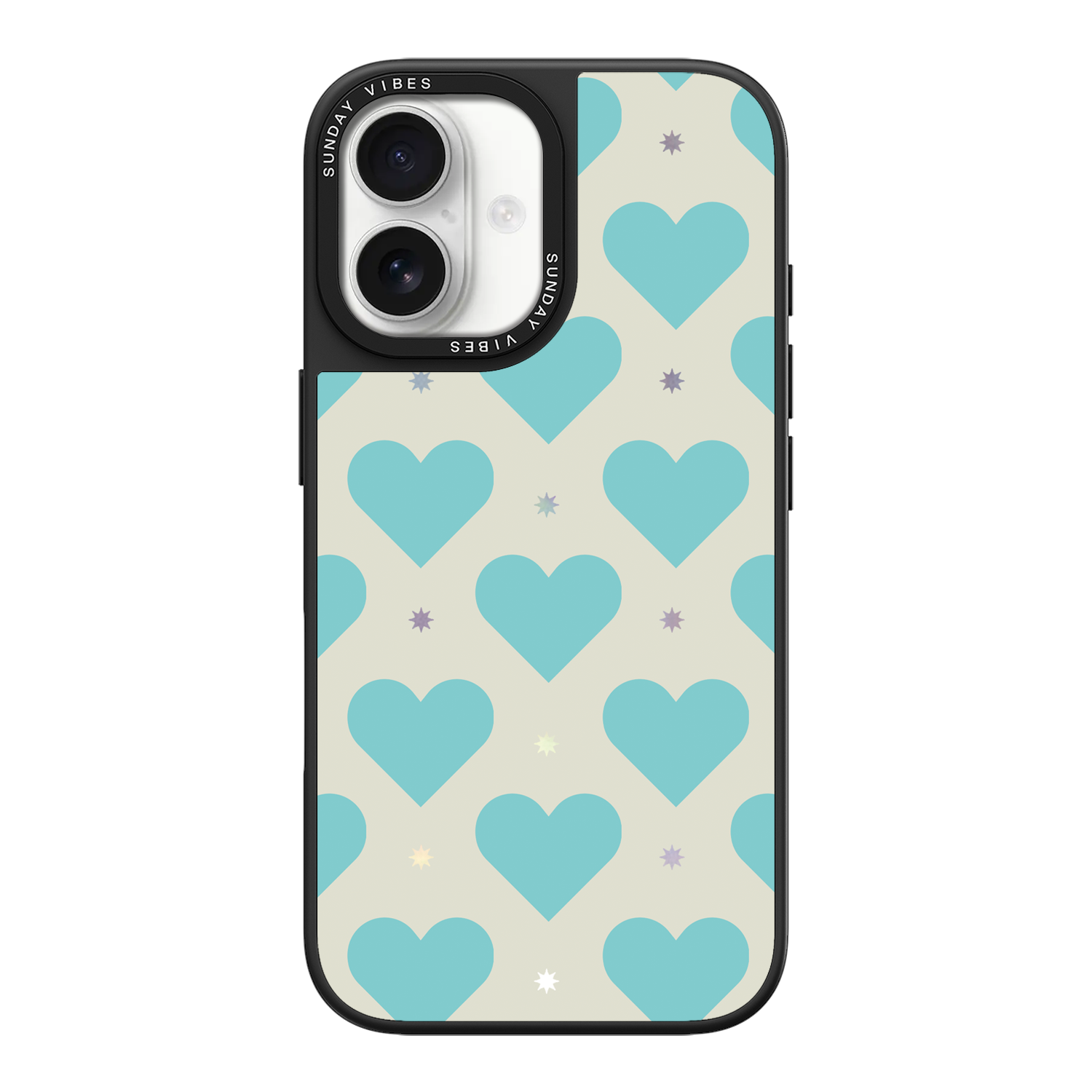 Heart Grid iPhone Case