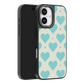 Heart Grid iPhone Case