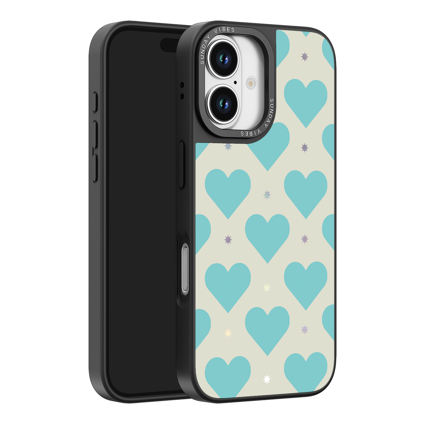 Heart Grid iPhone Case