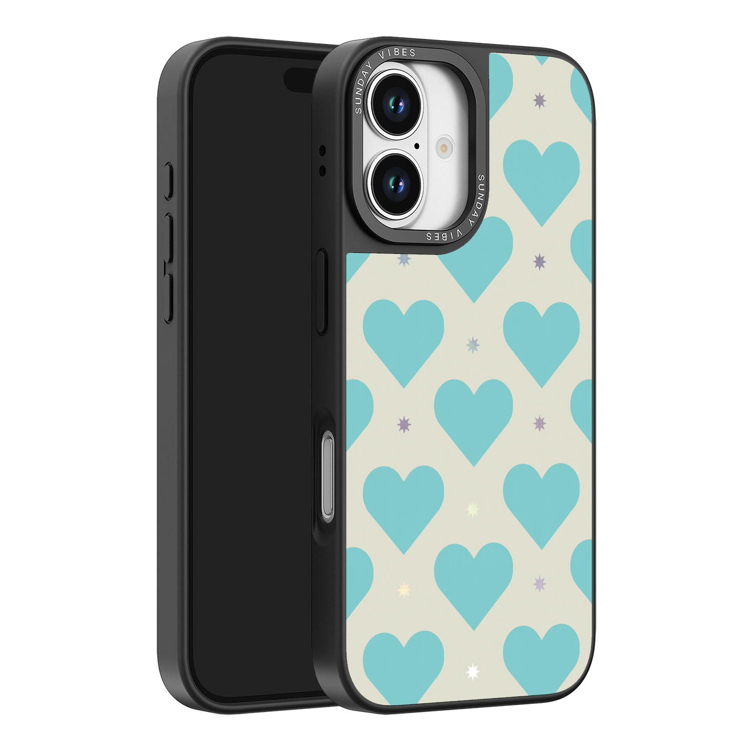 Heart Grid iPhone Case