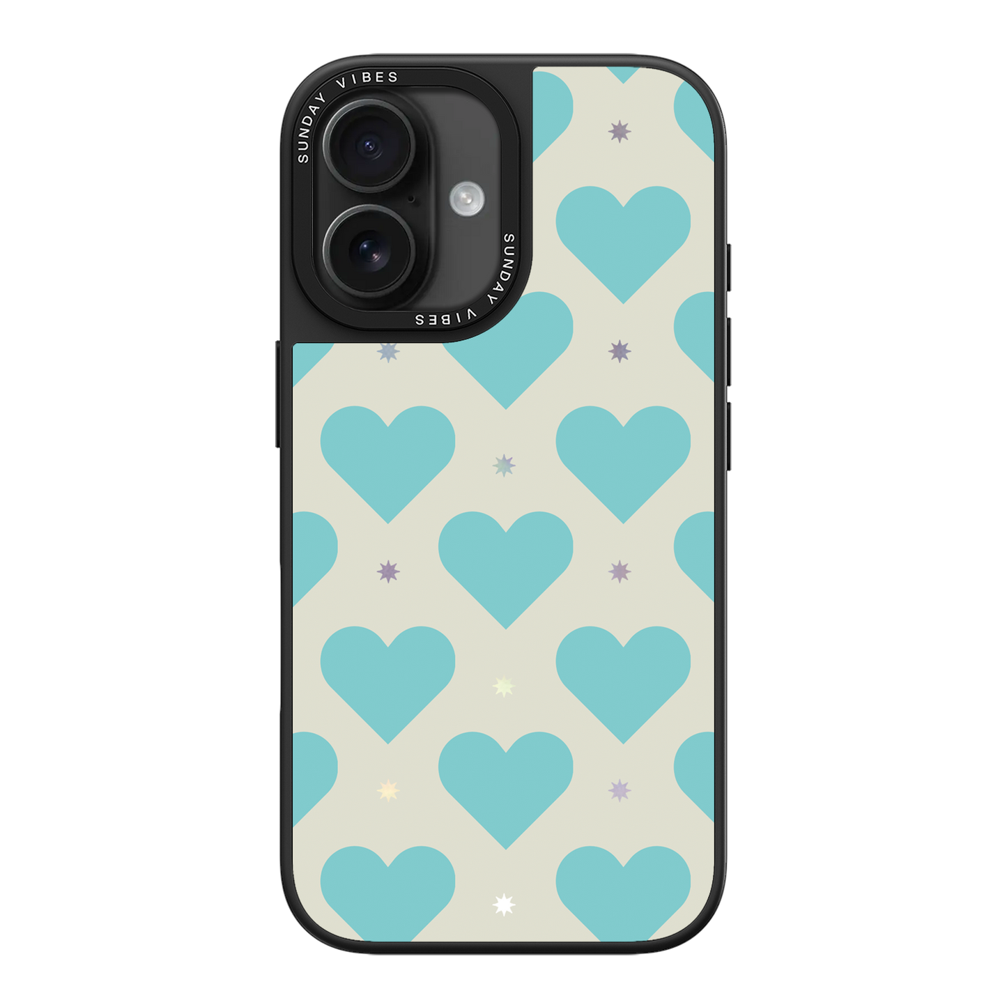 Heart Grid iPhone Case