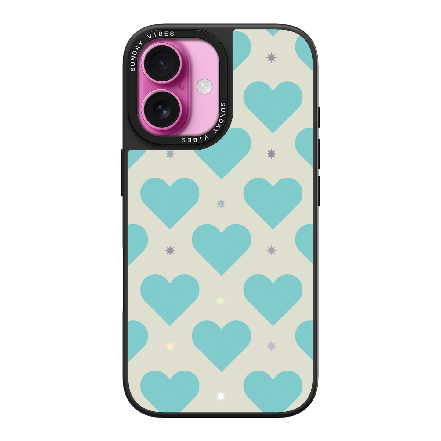 Heart Grid iPhone Case