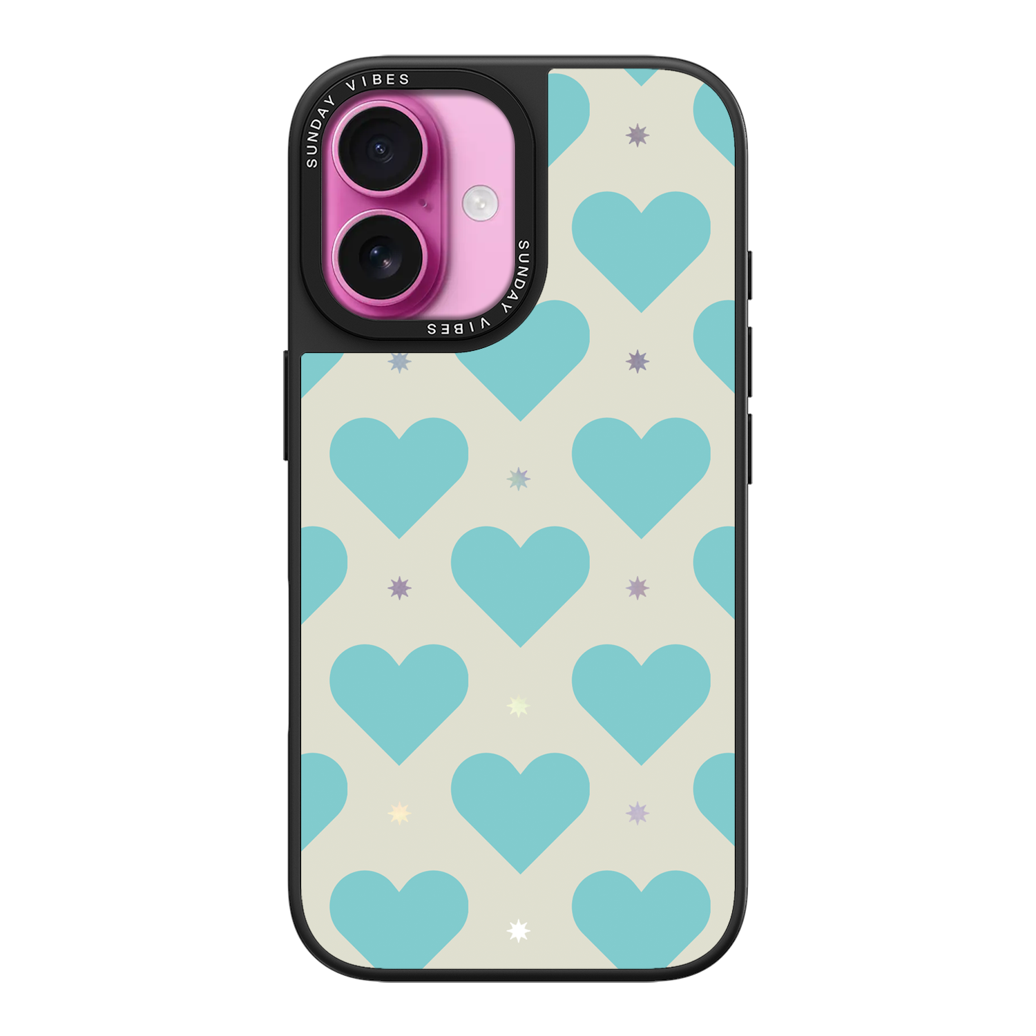 Heart Grid iPhone Case