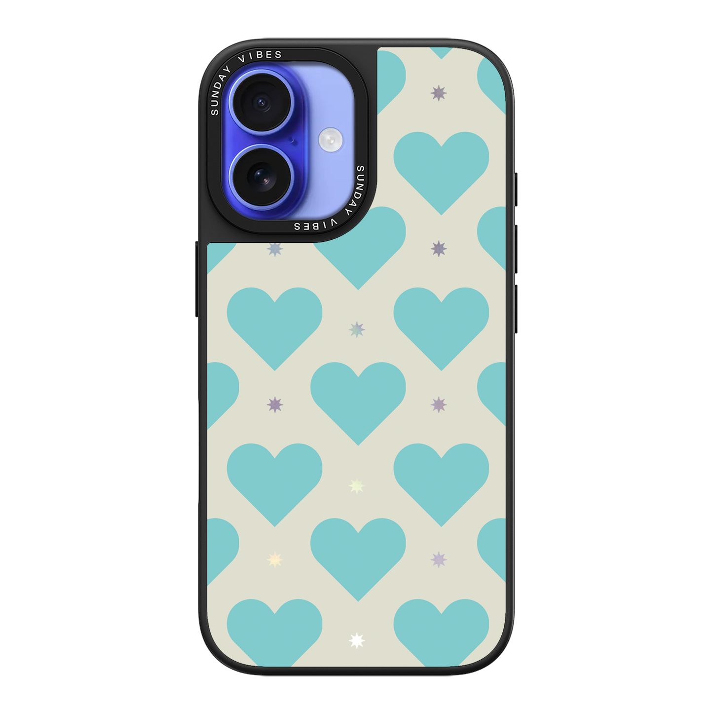 Heart Grid iPhone Case