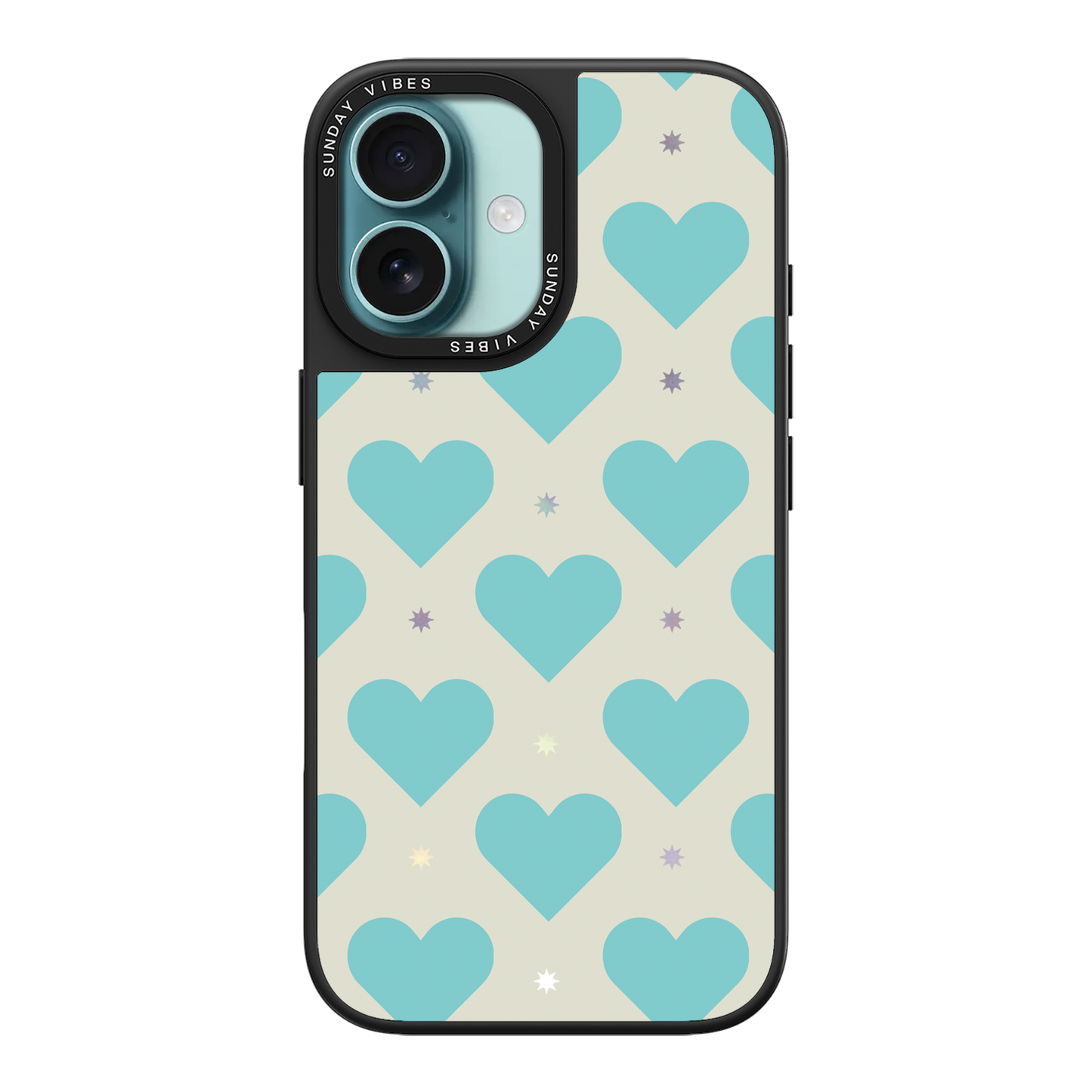 Heart Grid iPhone Case