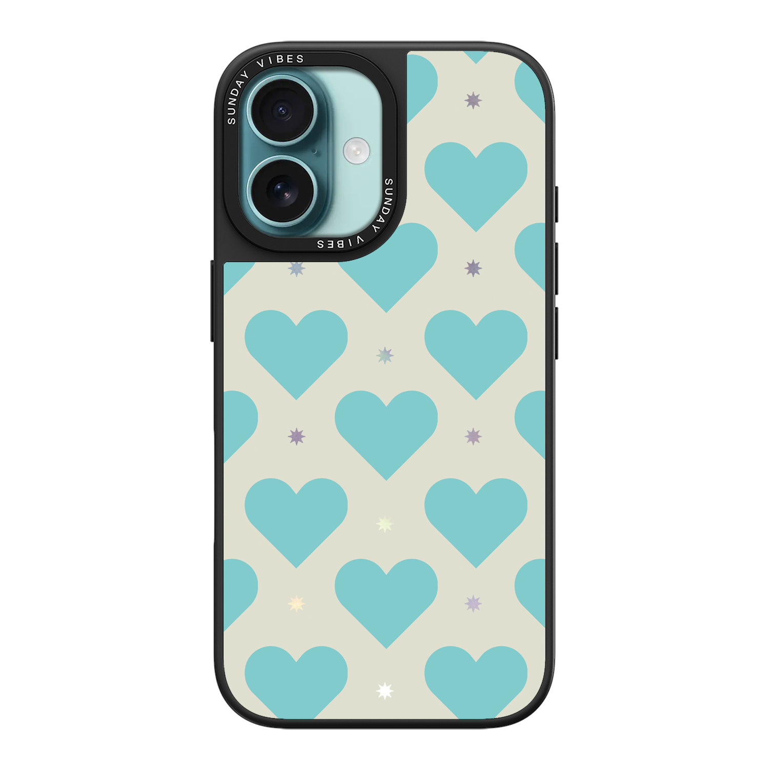 Heart Grid iPhone Case