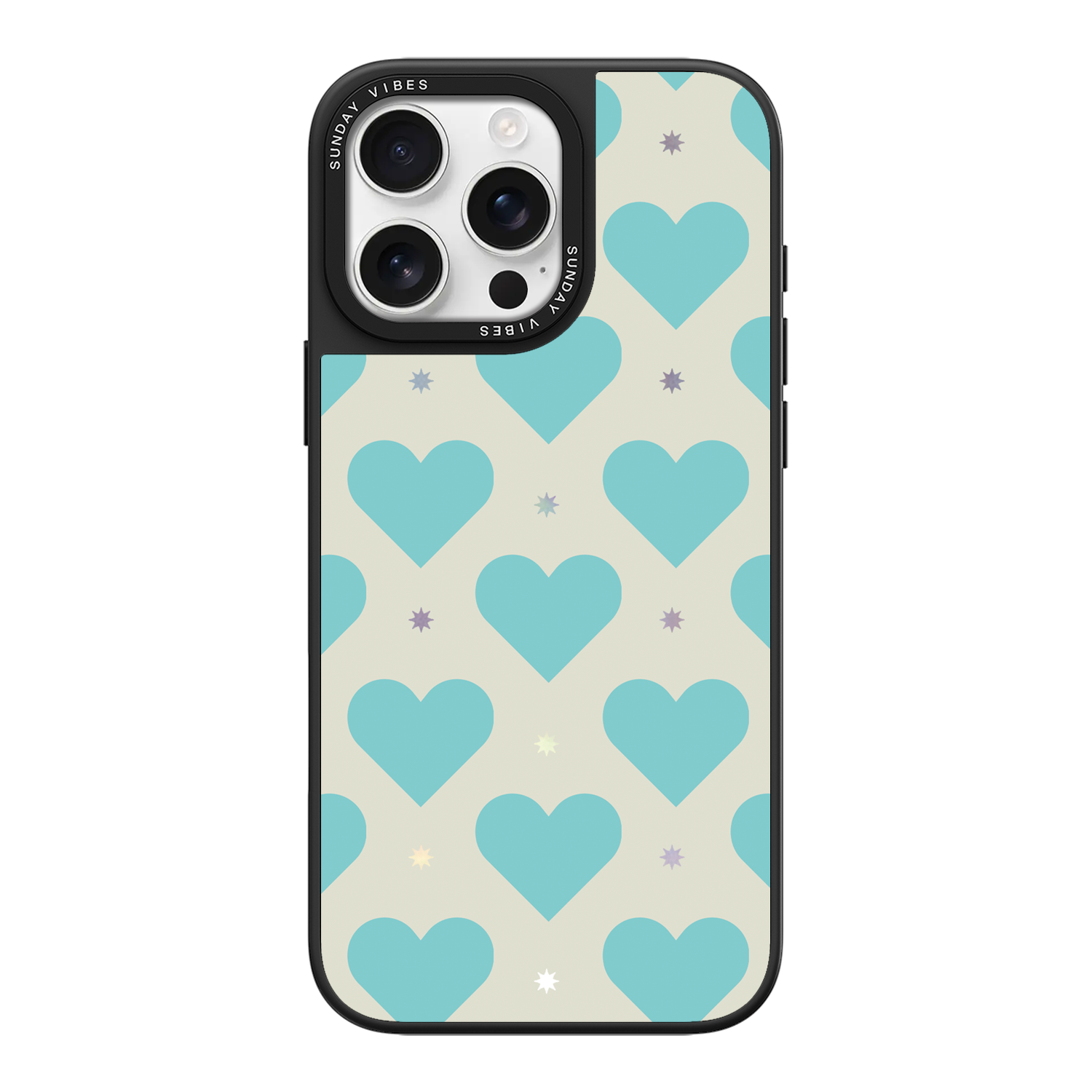Heart Grid iPhone Case