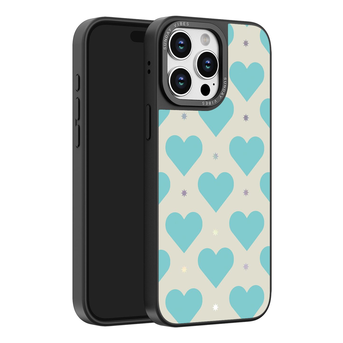 Heart Grid iPhone Case